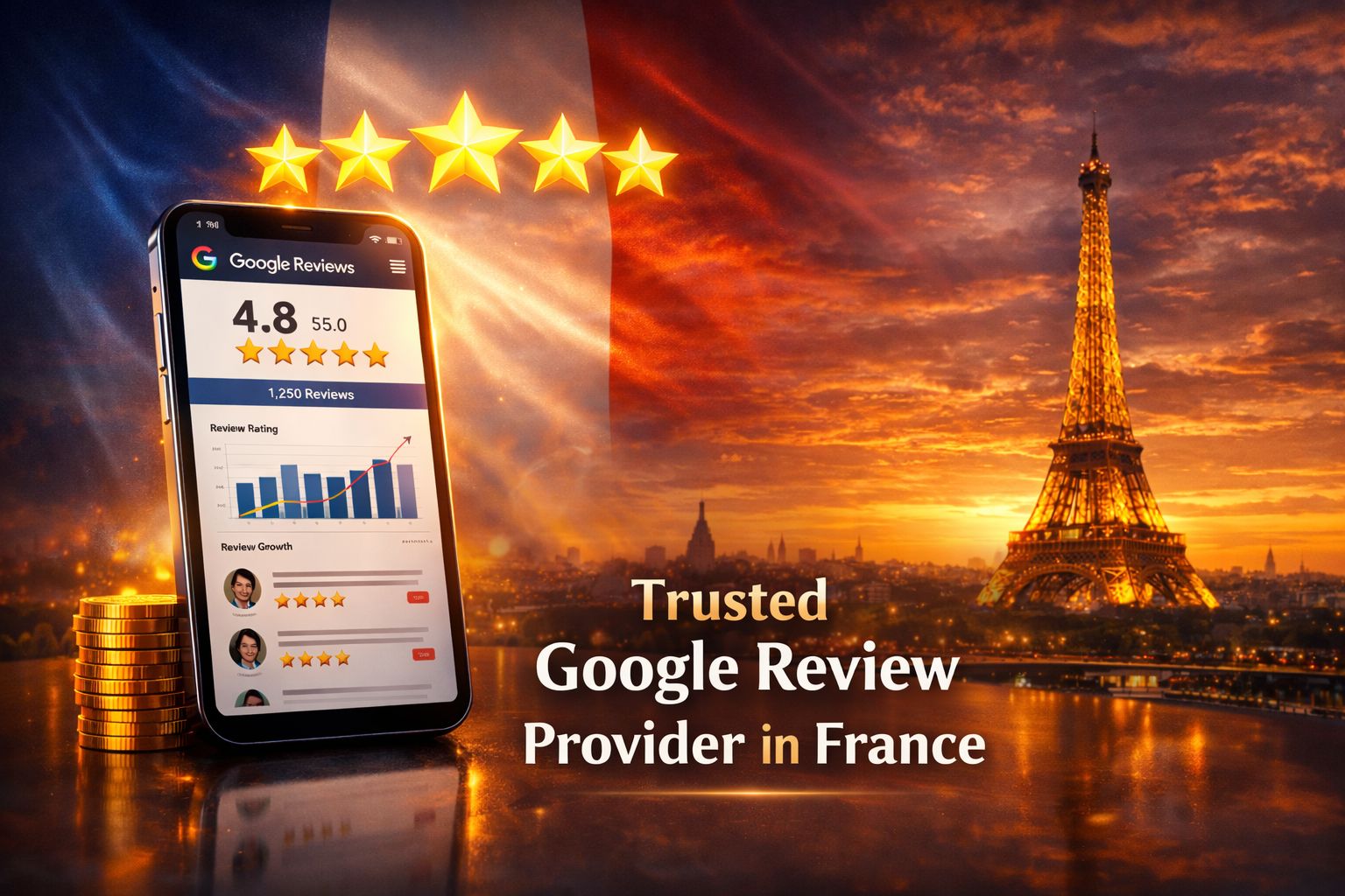 Buy Google Reviews in France