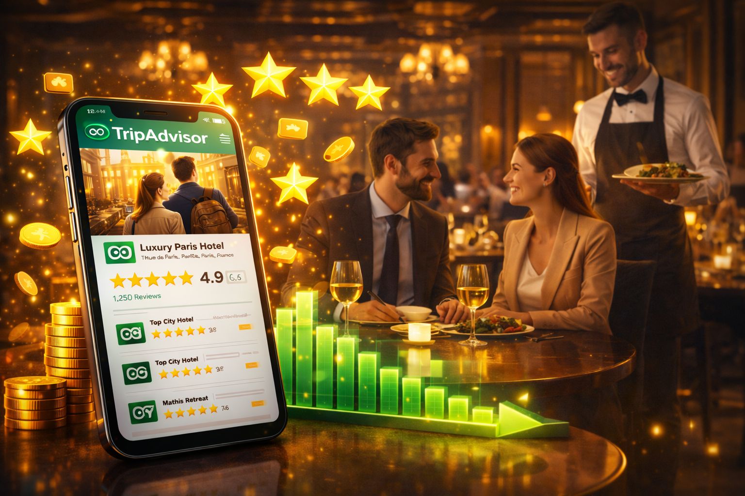 TripAdvisor reviews service for restaurants