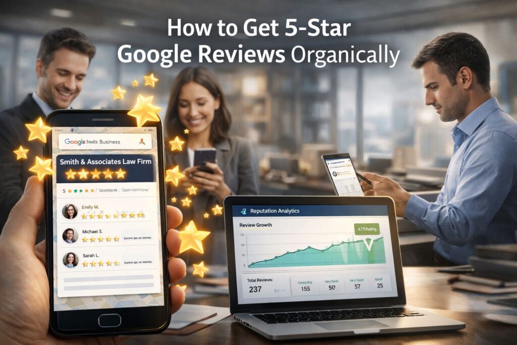 how to get 5-star Google reviews organically