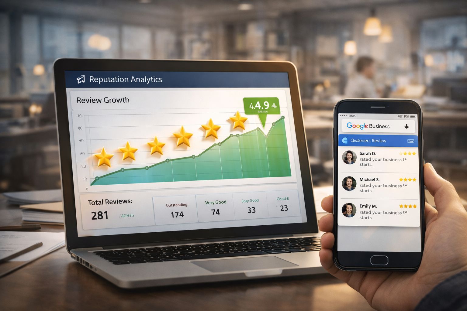 how to get 5-star Google reviews organically