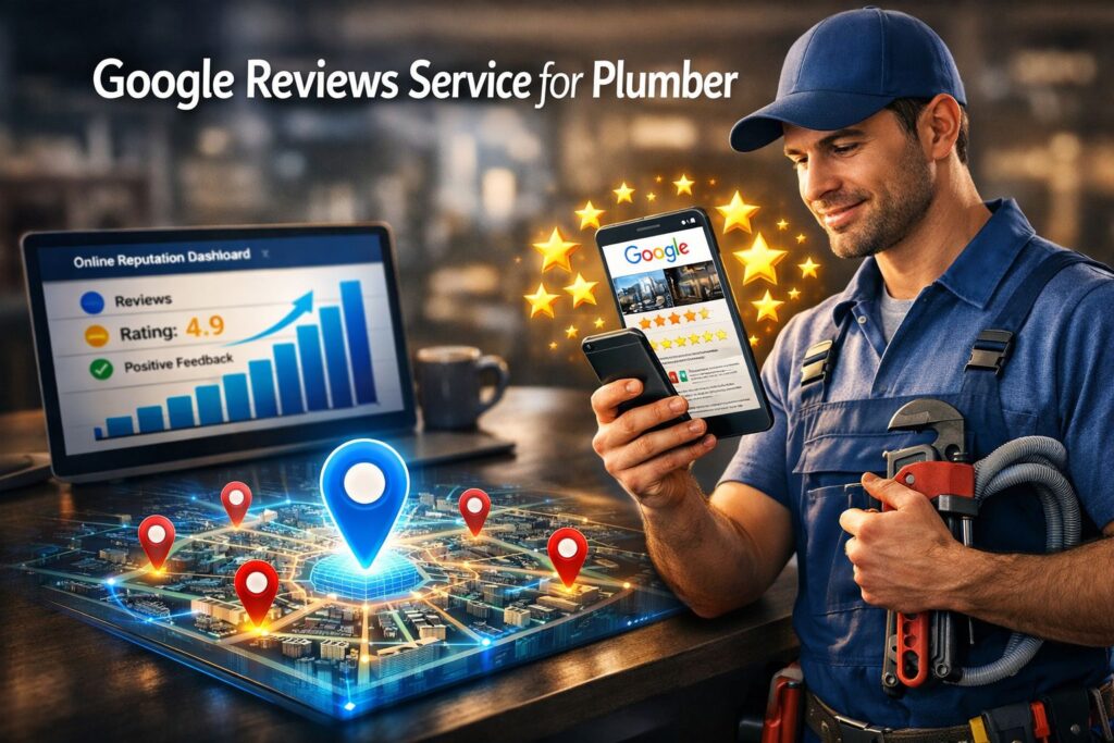 Google reviews service for plumber