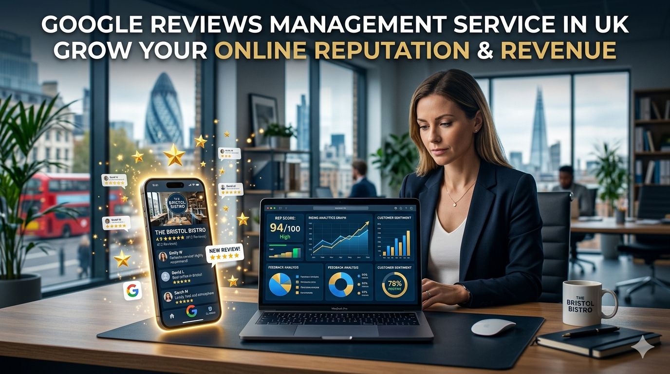 Google reviews management service in UK