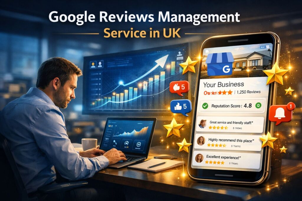 Google reviews management service in UK